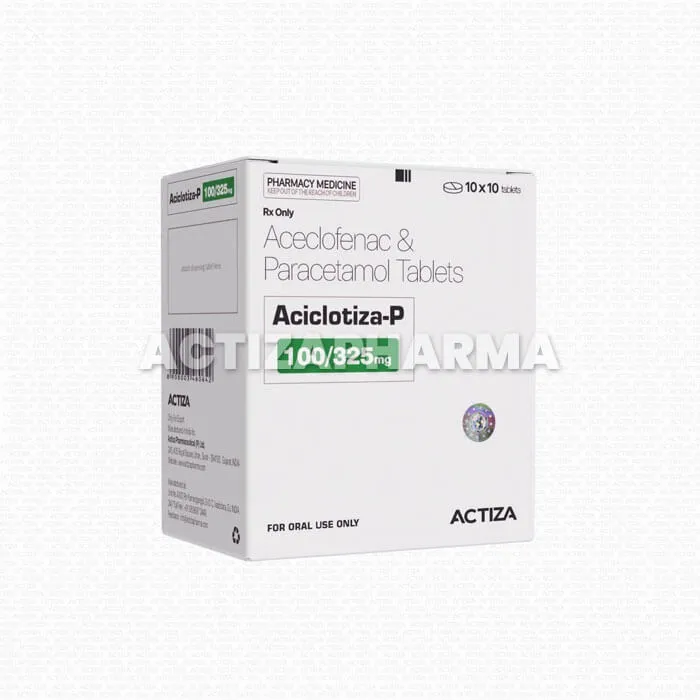 Aceclofenac And Paracetamol Tablets