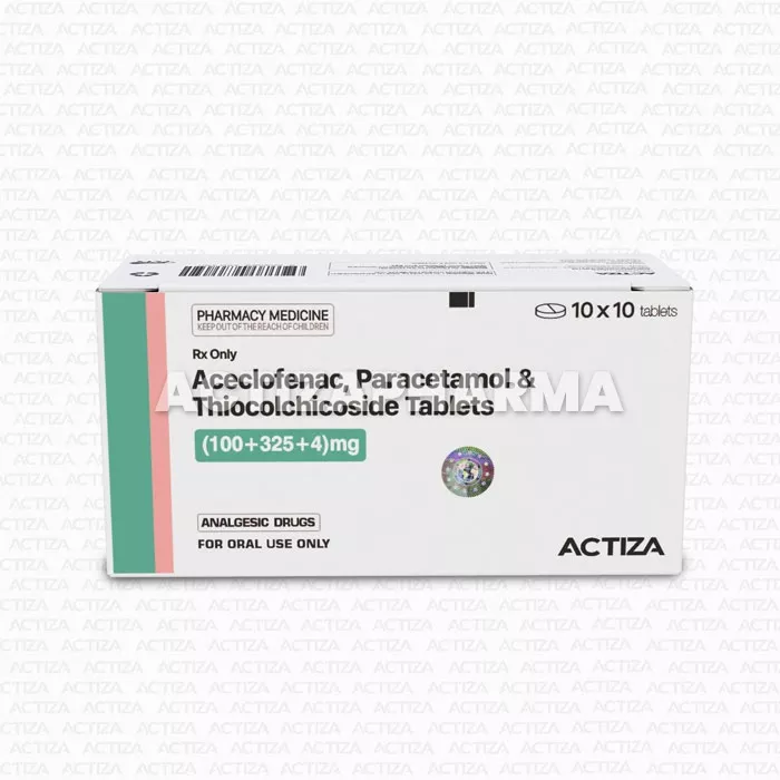 Thiocolchicoside, Aceclofenac & Paracetamol Capsules